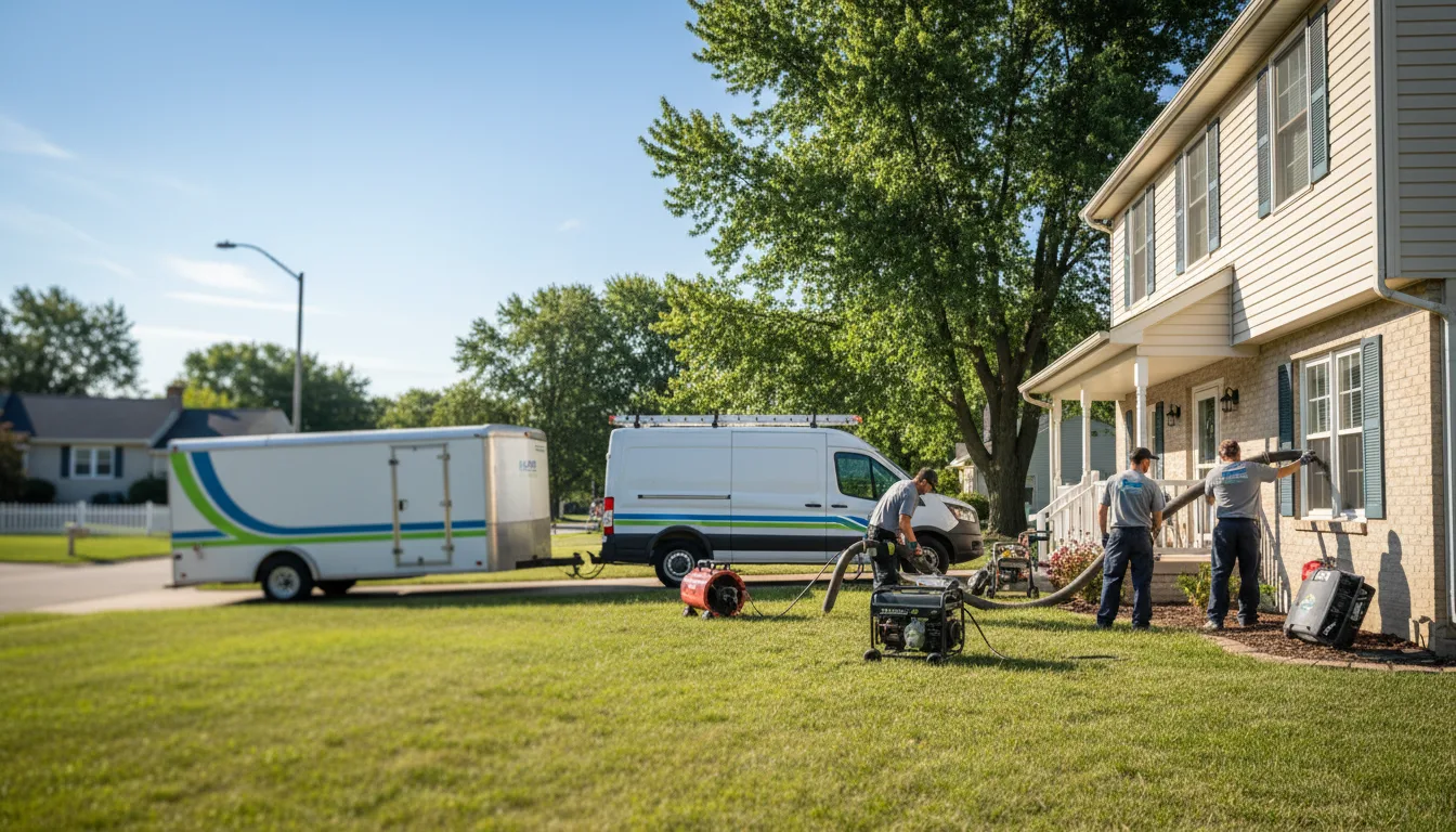 Flooded Basement Restoration And Cleanup With Repair in Houghton, MI near me
